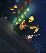 Green Day in Simpsons