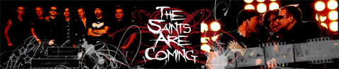 The Saints are Coming template